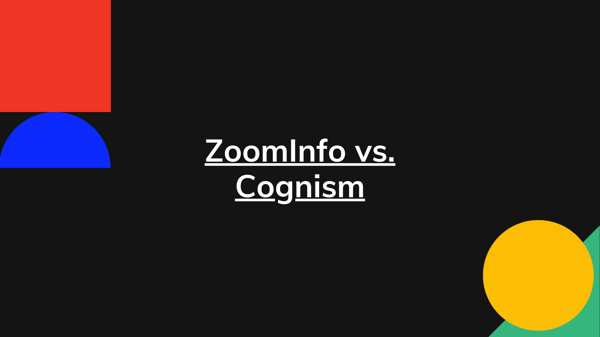 Cognism Vs ZoomInfo: In-Depth Comparison