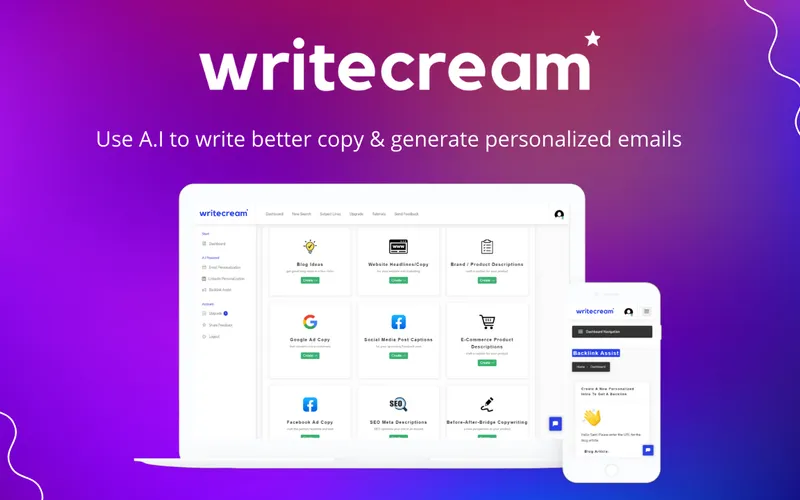 7 Best Writecream Alternatives 2024: Free & Paid